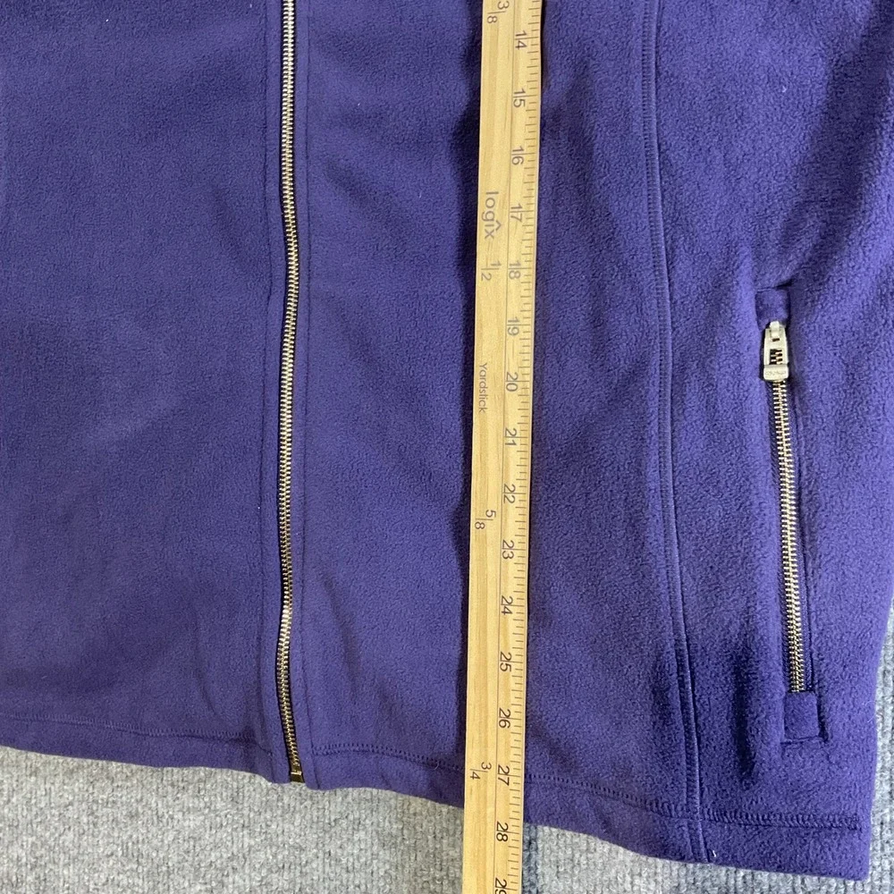 Calvin Klein Performance Mens Purple Fleece Full Zip Vest 3X PFSX9573 WD0 NEW